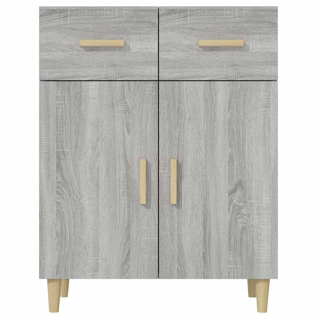 Sideboard Grey Sonoma 69.5x34x89 cm Engineered Wood