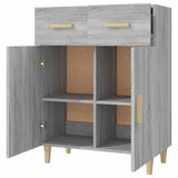 Sideboard Grey Sonoma 69.5x34x89 cm Engineered Wood - Top-Down View