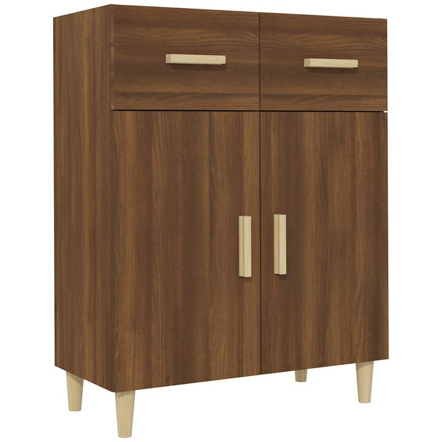 Sideboard Brown Oak 69.5x34x89 cm Engineered Wood