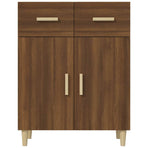 Sideboard Brown Oak 69.5x34x89 cm Engineered Wood