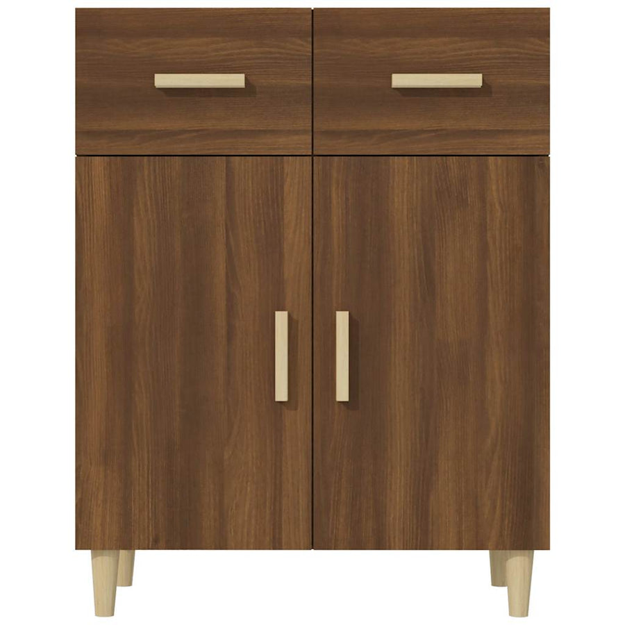 Sideboard Brown Oak 69.5x34x89 cm Engineered Wood