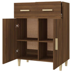 Sideboard Brown Oak 69.5x34x89 cm Engineered Wood