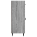 Sideboard Grey Sonoma 69.5x34x90 cm Engineered Wood