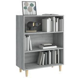 Sideboard Grey Sonoma 69.5x32.5x90 cm Engineered Wood - Rear View