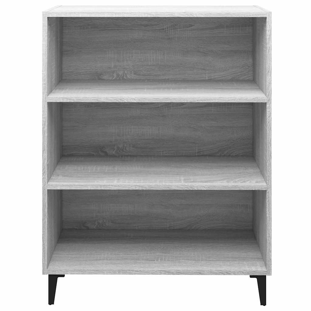 Sideboard Grey Sonoma 69.5x32.5x90 cm Engineered Wood