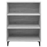Sideboard Grey Sonoma 69.5x32.5x90 cm Engineered Wood - Side View