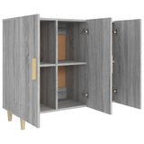 Sideboard Grey Sonoma 90x34x80 cm Engineered Wood - Top-Down View