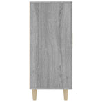 Sideboard Grey Sonoma 90x34x80 cm Engineered Wood
