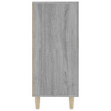 Sideboard Grey Sonoma 90x34x80 cm Engineered Wood - 45-Degree Angle