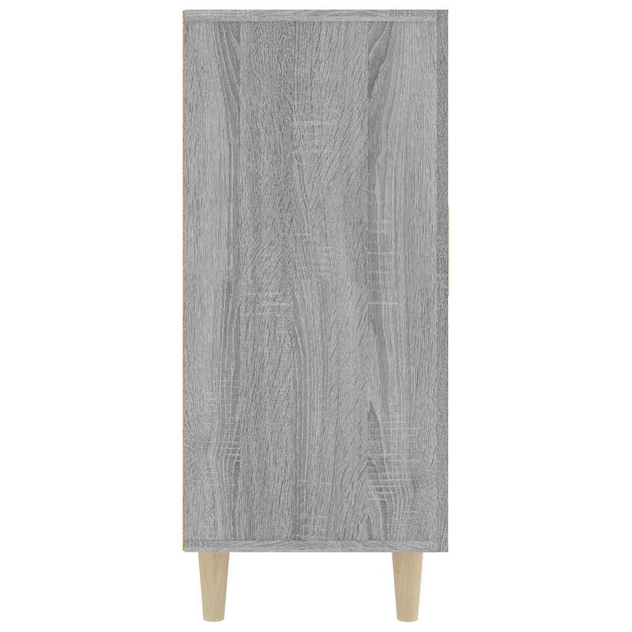 Sideboard Grey Sonoma 90x34x80 cm Engineered Wood