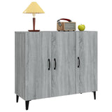 Sideboard Grey Sonoma 90x34x80 cm Engineered Wood - Top-Down View