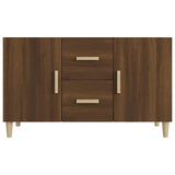 Sideboard Brown Oak 100x36x60 cm Engineered Wood - Side View