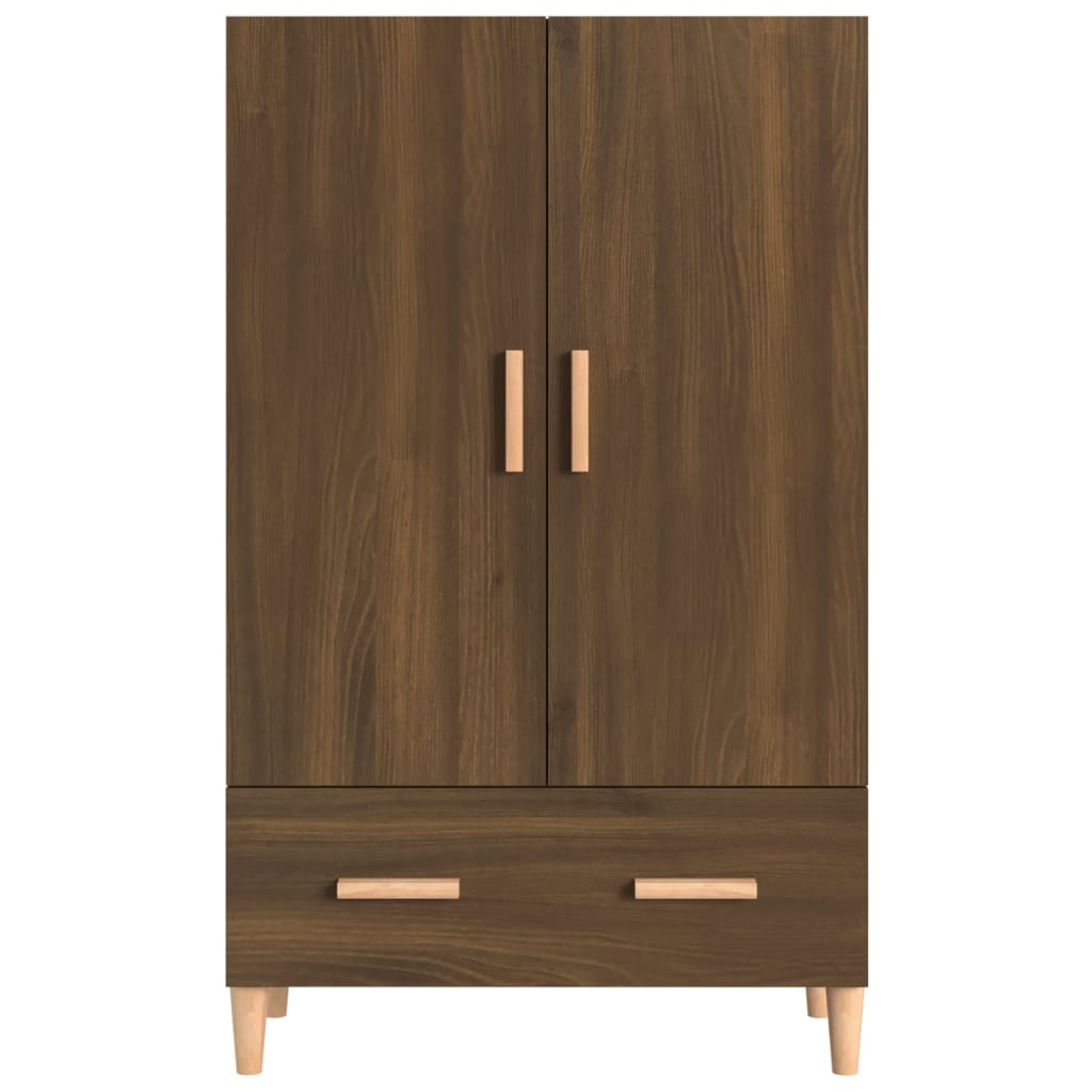 Highboard Brown Oak 70x31x115 cm Engineered Wood