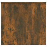 Coffee Table Smoked Oak 102x55.5x52.5 cm Engineered Wood - 45-Degree Angle