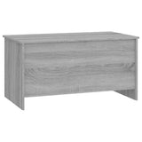 Coffee Table Grey Sonoma 102x55.5x52.5 cm Engineered Wood - Side View