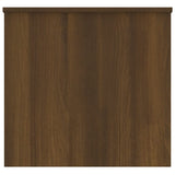 Coffee Table Brown Oak 102x55.5x52.5 cm Engineered Wood - 45-Degree Angle