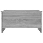 Coffee Table Grey Sonoma 80x55.5x41.5 cm Engineered Wood
