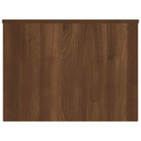 Coffee Table Brown Oak 80x55.5x41.5 cm Engineered Wood - 45-Degree Angle