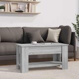 Coffee Table Grey Sonoma 101x49x52 cm Engineered Wood
