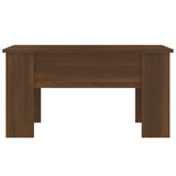 Coffee Table Brown Oak 79x49x41 cm Engineered Wood