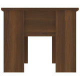 Coffee Table Brown Oak 79x49x41 cm Engineered Wood