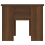 Coffee Table Brown Oak 79x49x41 cm Engineered Wood