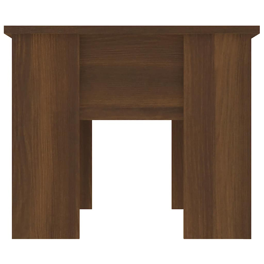 Coffee Table Brown Oak 79x49x41 cm Engineered Wood