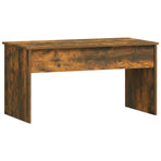 Coffee Table Smoked Oak 102x50.5x52.5 cm Engineered Wood