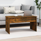 Coffee Table Smoked Oak 102x50.5x52.5 cm Engineered Wood - Low Angle