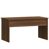 Coffee Table Brown Oak 102x50.5x52.5 cm Engineered Wood