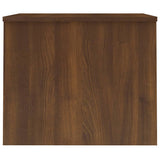 Coffee Table Brown Oak 80x50.5x41.5 cm Engineered Wood - 45-Degree Angle