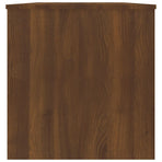 Coffee Table Brown Oak 102x50x52.5 cm Engineered Wood