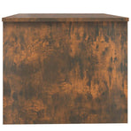 Coffee Table Smoked Oak 80x50x42.5 cm Engineered Wood