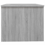Coffee Table Grey Sonoma 80x50x42.5 cm Engineered Wood - Close-Up Angle