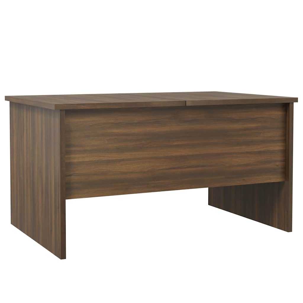Coffee Table Brown Oak 80x50x42.5 cm Engineered Wood