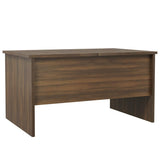 Coffee Table Brown Oak 80x50x42.5 cm Engineered Wood