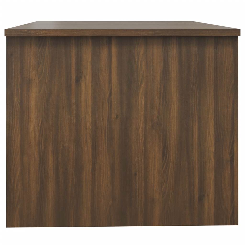 Coffee Table Brown Oak 80x50x42.5 cm Engineered Wood