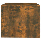 Coffee Table Smoked Oak 80x50x40 cm Engineered Wood