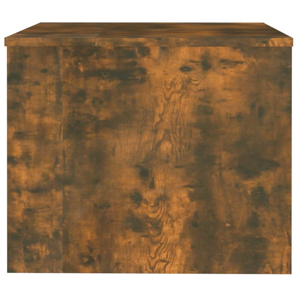 Coffee Table Smoked Oak 80x50x40 cm Engineered Wood