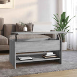 Coffee Table Grey Sonoma 80x50x40 cm Engineered Wood