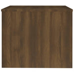 Coffee Table Brown Oak 80x50x40 cm Engineered Wood