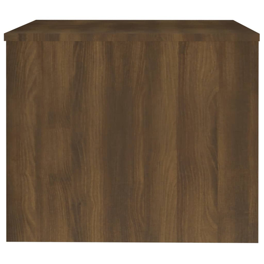 Coffee Table Brown Oak 80x50x40 cm Engineered Wood