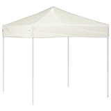 Folding Party Tent Cream 2x2 m - Front View