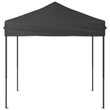 Folding Party Tent Anthracite 2x2 m - Side View
