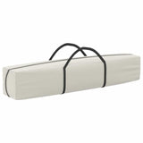 Folding Party Tent with Sidewalls Cream 2x2 m - Low Angle