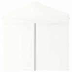 Folding Party Tent with Sidewalls White 2x2 m