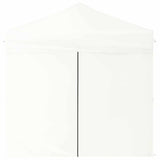 Folding Party Tent with Sidewalls White 2x2 m - Top-Down View