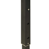 Folding Party Tent with Sidewalls Taupe 2x2 m - Close-Up Angle