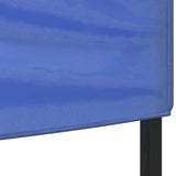 Folding Party Tent Blue 3x3 m - Top-Down View