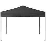 Folding Party Tent Anthracite 3x3 m - Side View